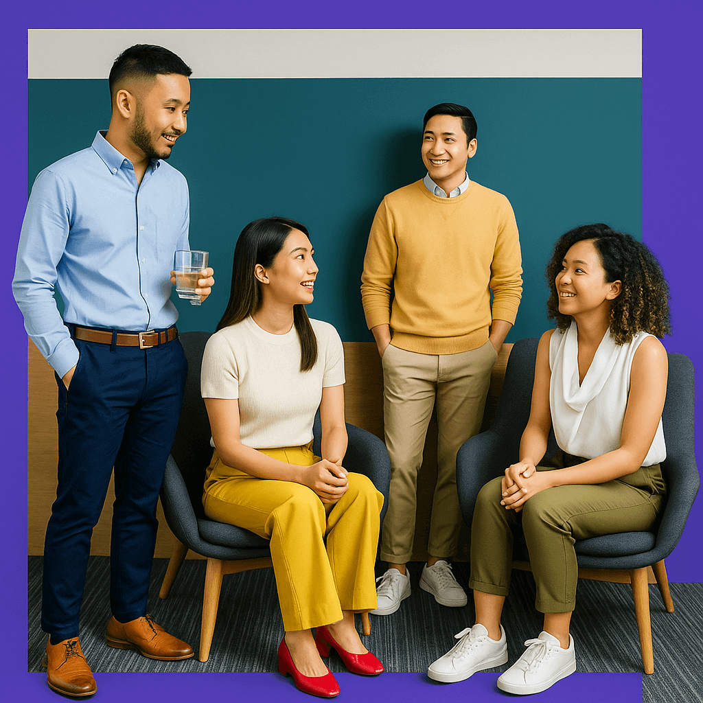 OptiNest Digital Team Working on Web Design and SEO Projects